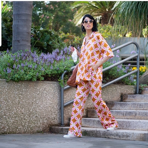 Zara Pajama pants + top Co-Ord set - Picture 10 of 16